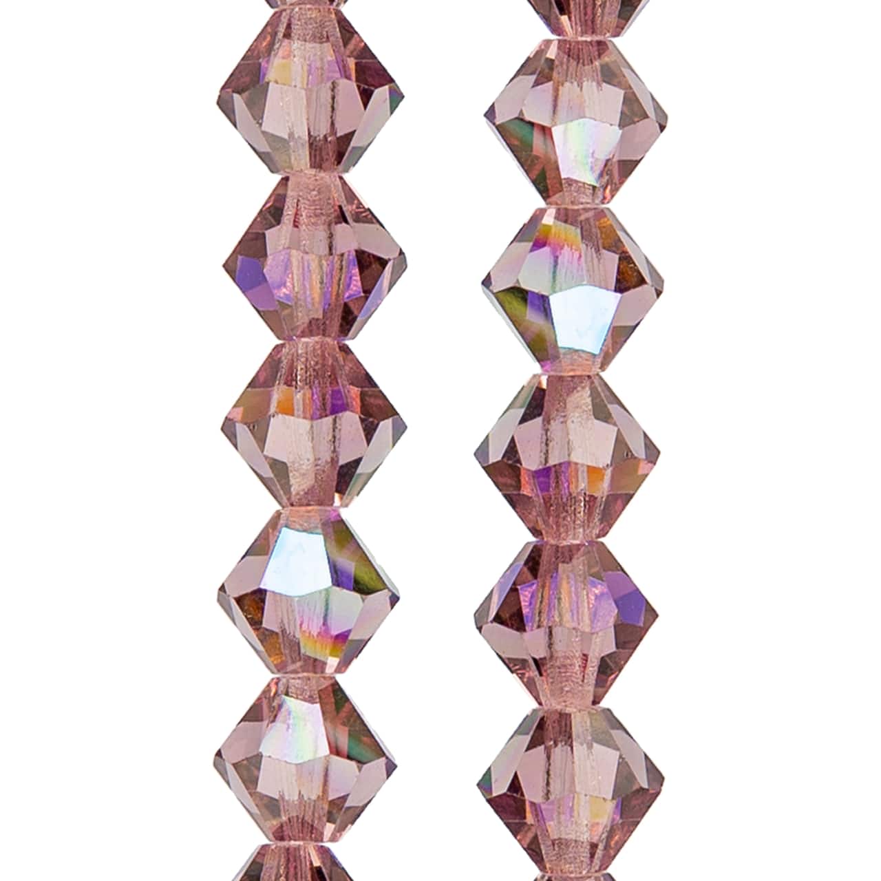 Preciosa Glass Crystal Bicone Beads, 6mm by Bead Landing™